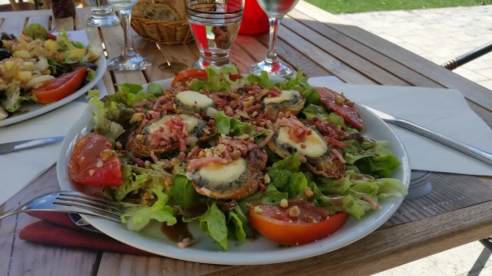 Goats Cheese On Toast Lardons And Salad